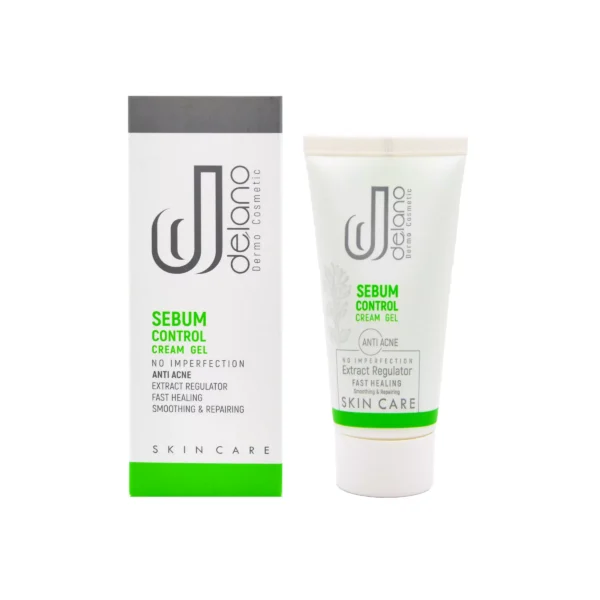 کرم ژل مرطوب کننده پوست چرب دلانو