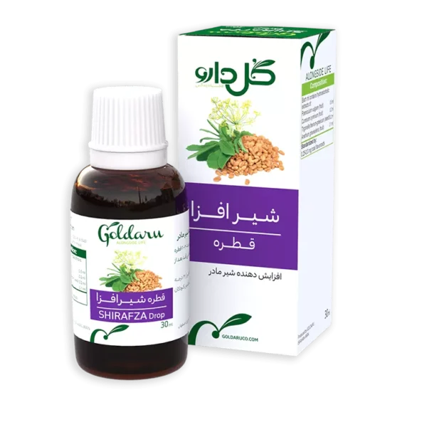 قطره گیاهی شیرافزا گل دارو ۳۰ میل