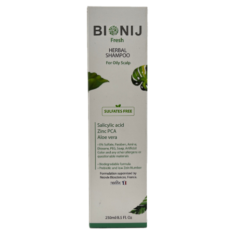 شامپو گیاهی مخصوص پوست چرب بدون سولفات بیونیج