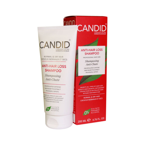 شامپو تقویتی برای کاهش ریزش مو خشک و نرمال کاندید