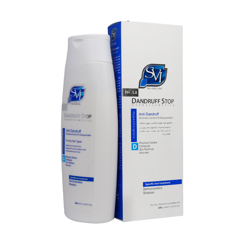 شامپو ضد شوره موی خشک اس وی آی 200 میل