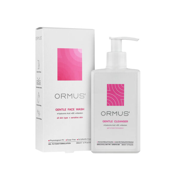 ژل شستشوی صورت اورموس مخصوص پوست حساس و انواع پوست